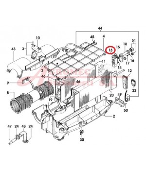 Valva aer conditionat 0.010.1714.3 Valva aer conditionat 0.010.1714.3